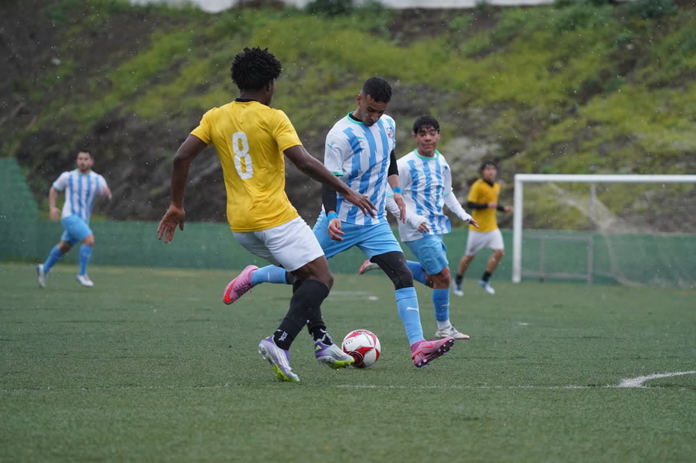 Match action in the rain